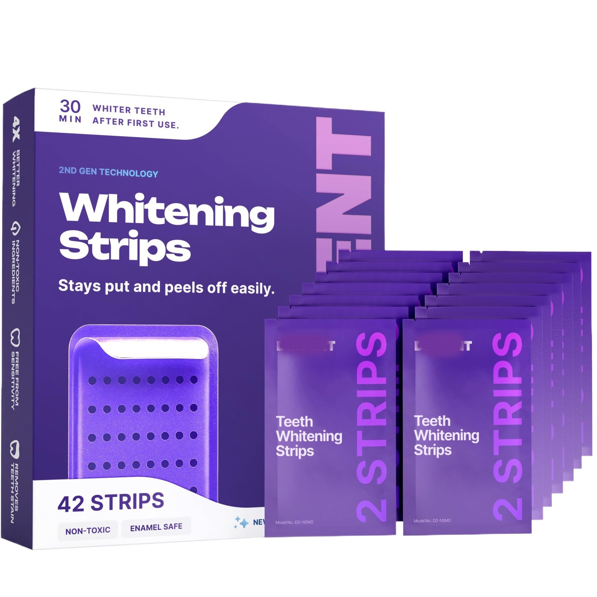 DR.DENT Purple Teeth Whitening Strips